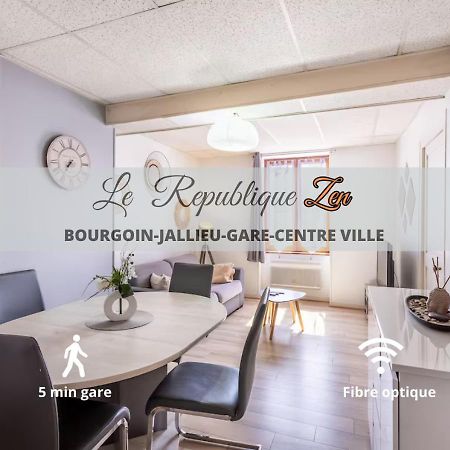 Le Republique-Gare-Centre Ville Bourgoin-Jallieu Exterior photo